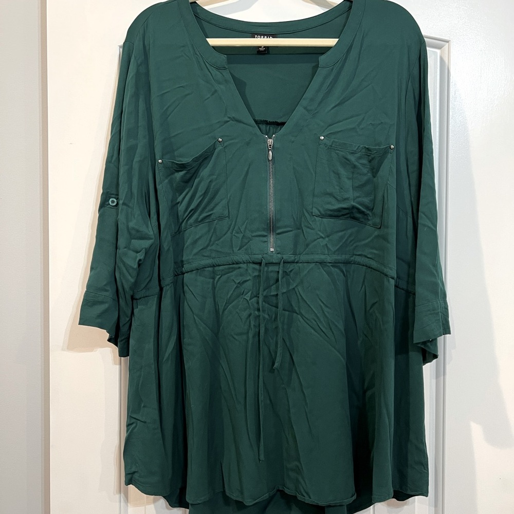 Torrid cinch waist blouse sz 3
